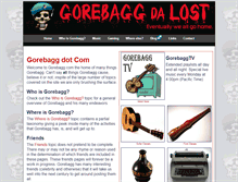 Tablet Screenshot of gorebagg.com